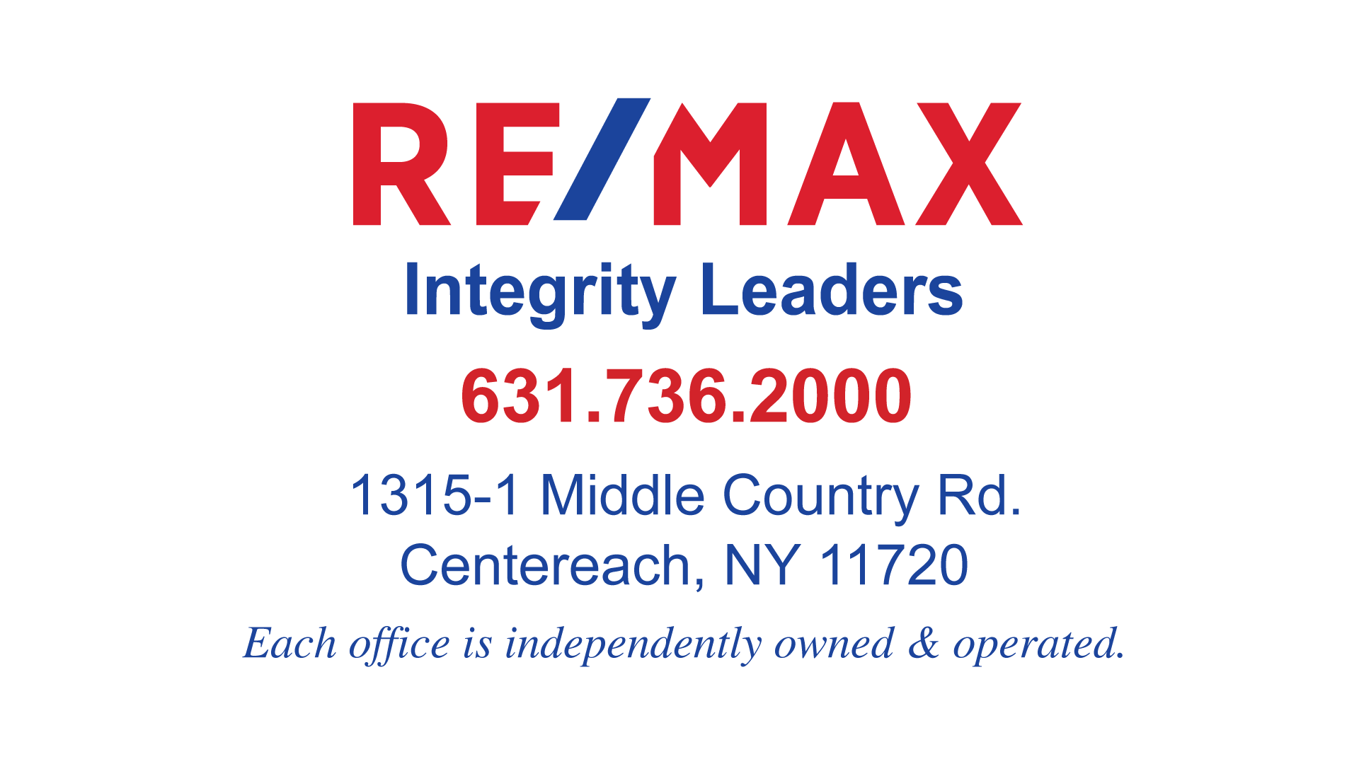 RE/MAX Integrity Leaders Business Info